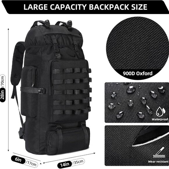 Camping Hiking Backpack 70L main image 6